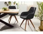 Drehstuhl Wildeiche 56x60x87 schwarz TACOMA #11