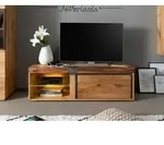 TV-Board Wildeiche / Zerreiche 150x48x50 natur ge&ouml;lt NEW AMSTERDAM #01