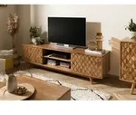 TV-Board Akazie 170x42x48 Akazie natur lackiert MOSAYK #111