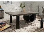 Couchtisch Mango 110x80x43 grau lackiert RAILWAY #205