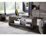 Couchtisch 120x60x45 Akazie grau lackiert PURE ACACIA #430