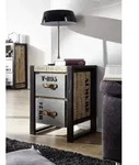 Beistelltisch Mango 45x40x60 natur bedruckt FACTORY #123