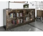 Sideboard Mango 180x40x90 braun lackiert HEAVY INDUSTRY #252