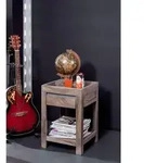 Beistelltisch Sheesham 40x40x60 smoked oak lackiert SYDNEY #236
