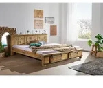 Bett Mango 180x200 natur lackiert RAILWAY #142