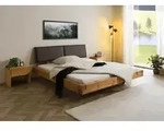 Bett Fichte 200x200 natur gebeizt / ge&ouml;lt FICHTELBERG #13