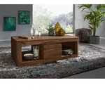 Couchtisch Sheesham 118x65x40 rot-braun gebeizt TORONTO #152