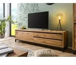 TV-Board Wildeiche 220x40x56 natur ge&ouml;lt VILLANDERS #154