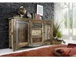 Sideboard Altholz 150x38x85 mehrfarbig lackiert NATURE OF SPIRIT #05