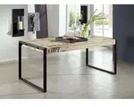 Esstisch Mango 120x70x76 natur bedruckt FACTORY #122