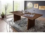 Baumtisch Akazie 200x100x76 braun lackiert PURE ACACIA #215