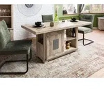 Esstisch Mango 180x90x76 beige lackiert RAILWAY