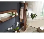 Garderobe Akazie 36x40x200 braun lackiert PURE ACACIA #814