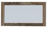 Spiegel Sheesham 130x3x70 grau ge&ouml;lt NATURE GREY #071