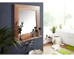 Badspiegel Akazie 70x12x78 natur lackiert PURE ACACIA #613