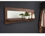 Wandregal Akazie 121x22x38 braun lackiert PURE ACACIA #805
