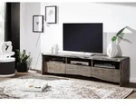 TV-Board Akazie 191x45x50 grau lackiert PURE ACACIA #404