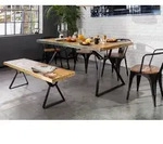 Tisch Altholz 180x90x76 mehrfarbig lackiert INDUSTRIAL #13