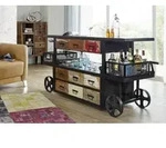 Bar Altholz 168x56x85 mehrfarbig lackiert INDUSTRIAL #17