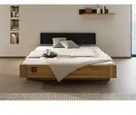 Bett Wildeiche 160x200x81 natur ge&ouml;lt/lackiert KITZB&Uuml;HEL #141