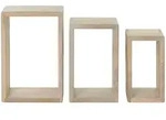 Wandregal Mango 45x20x30 wei&szlig; lackiert TORONTO #342