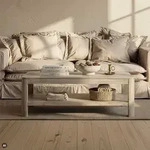 Couchtisch Mango 120x70x45 wei&szlig; lackiert TORONTO #305
