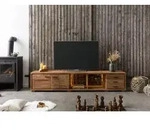 TV-Board Akazie 235x40x47 natur lackiert BARK #116