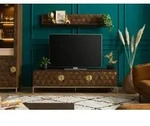 TV-Board Mango 180x45x50 braun ge&ouml;lt DIAMOND #224