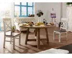 Esstisch Teak 120x120x78 natur unbehandelt BASSANO #146