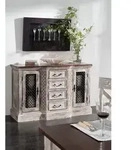 Sideboard Mango / Akazie 135x50x90 wei&szlig; gewachst CASTLE-ANTIK #40