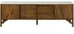 Sideboard Mango 200x45x65 braun ge&ouml;lt / echter Marmor LOS ANGELES #13