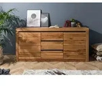 Sideboard Wildeiche / Zerreiche 185x43x80 natur ge&ouml;lt MONTREUX #155