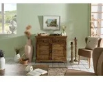 Sideboard Mango 110x45x90 dunkelbraun ge&ouml;lt RODEZ #119