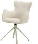 Polsterstuhl 59x63x86 Velours beige AURORA #02