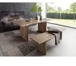 Baumtisch Akazie 200x100x76 natur lackiert PURE ACACIA #115