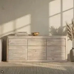 Sideboard Mango 185x40x80 wei&szlig; lackiert TORONTO #301