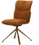 Polsterstuhl 45x56x86 Chenille rostrot TINA #01