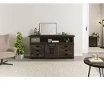 Sideboard Mango 180x45x90 grau lackiert RAILWAY #267