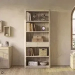 B&uuml;cherregal Mango 88x40x205 wei&szlig; lackiert TORONTO #318