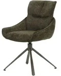 Polsterstuhl 56x64x88 Chenille gr&uuml;n JOLIE #01