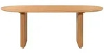 Esstisch oval Mango 180x90x76 natur lackiert BARCELONA #527
