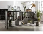 Regal Mango 183x40x90 grau lackiert HEAVY INDUSTRY #106