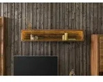 Wandregal Akazie 145x30x27 natur lackiert BARK #105