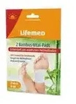 Lifemed Bambus-Vital-Pads 8 x 6 cm | 2 St&uuml;ck | Entgiftungspflaster mit...
