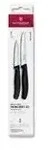Victorinox Swiss Classic Gem&uuml;semesser Set 2-teilig | Wellenschliff + Gerade...