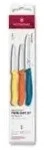 Victorinox Gem&uuml;semesser-Set 3-teilig | Blau, Orange, Rot