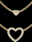 Kette Sterlingsilber vergoldet mit Zirkonia