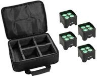 EUROLITE Set 4x AKKU Mini UP-4 QCL Spot MK2 + Soft-bag