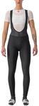 Castelli Entrata W lange schwarze Tr&auml;gershorts Damen, Gr&ouml;&szlig;e M