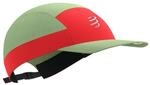 Compressport 5 Panel Light Cap Gr&uuml;n Rot